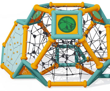 Kairn J6102 - outdoor climbing frame with rope tunnel