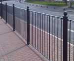 Ornamental Guardrail - steel decorative safety railing for walkways