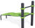 J5441 Bench - outdoor sit up and ab exercise station 1