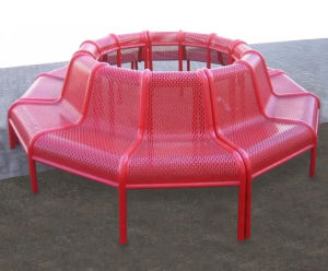 Station Seating - metal or timber outdoor bench for public spaces