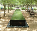 Water Block - aluminium outdoor water feature for gardens and patios
