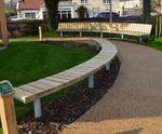 Spalding curved seating