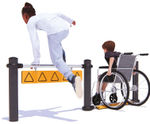 J5932® Inclusive elevated path - ninja trail for kids