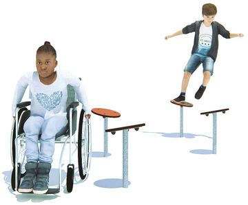 J5934 Inclusive Zigzag – stepping and agility trail