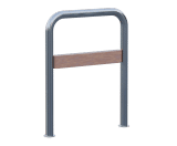 Tubular - stainless steel cycle stand and wood insert - on this page