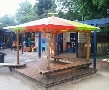 Outdoor classrooms, canopies, shelters and shade sails