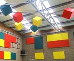 TVS ABsorb Acoustic Suspended Cube - hanging sound absorber for ceilings