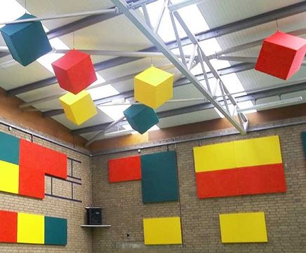 TVS ABsorb Acoustic Suspended Cube - hanging sound absorber for ceilings