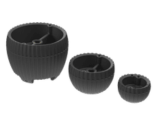 Orbea Planter Range - contemporary curved self watering planters