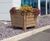 Newforest Planter - timber effect recycled plastic self-watering planter 3
