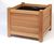 Legacy Planter - Iroko timber outdoor square planters 4