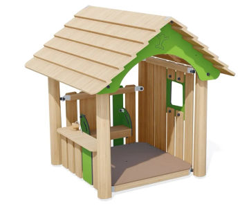 J49259 City Cabin - Wooden playhouse hut for children