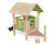 J49261 Musical Playhouse - wooden playhouse with slide 0