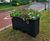 Scenic Rectangle Floor Planter - self-watering outdoor plastic planter 5