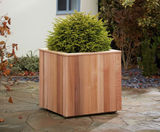 Western Red Cedar Planter - handmade timber outdoor garden trough - on this page