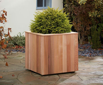 Western Red Cedar Planter - handmade timber outdoor garden trough