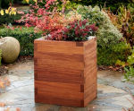 Blok Premium Joinery Grade Timber - large wooden planter for outdoor use