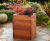 Blok Premium Joinery Grade Timber - large wooden planter for outdoor use 0