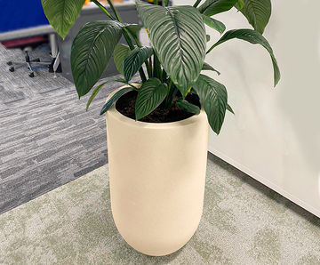 Premium Tube - lightweight fibreglass outdoor planter for trees and plants