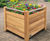 Stanton Planter - Iroko and steel outdoor planter 0