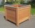 Stanton Planter - Iroko and steel outdoor planter 2