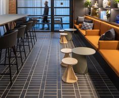 Staffordshire Blue Quarry Tiles - clay floor tiles for indoor & outdoor use