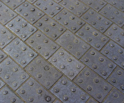 Tactile Paver Units - clay paving for accessible pedestrian crossings