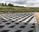 Deterrent Paver - clay paving block to prevent pedestrian or vehicle use