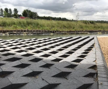 Deterrent Paver - clay paving block to prevent pedestrian or vehicle use