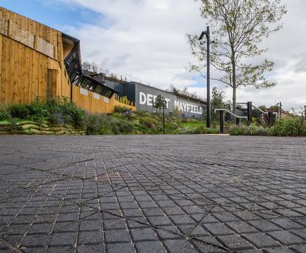 Staffordshire Patterned Pavers - clay paving for heritage projects
