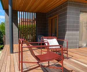 Staffordshire Blue Extruded Brick Slips - clay wall cladding tiles