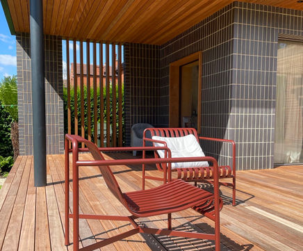 Staffordshire Blue Extruded Brick Slips - clay wall cladding tiles