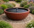 Luna Water Bowl - outdoor stone-effect garden water feature bowl 0