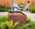 Rectangular Raised Pond - outdoor freestanding stone effect pond 2