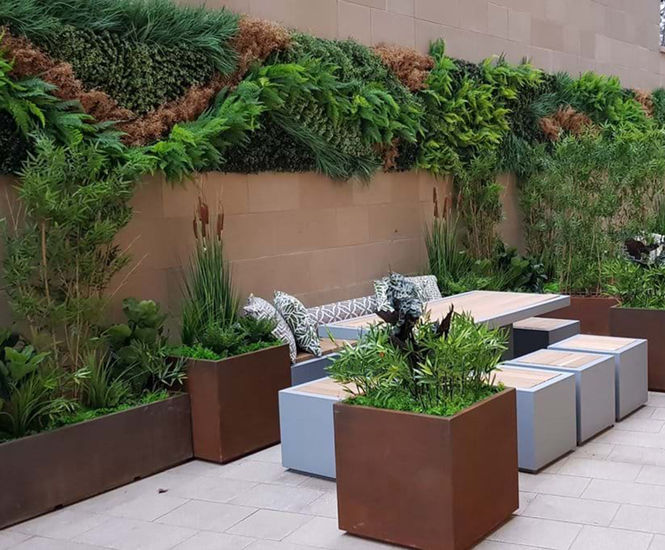 Bespoke Green Walls - artificial plant wall panels for interiors/exteriors