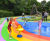 Design and build of rainbow-themed splash park - The Leys, Witney 4