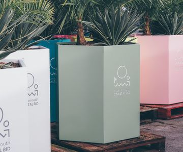 Luxe Planter Range - steel outdoor planters