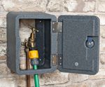 Tap Safe - outdoor lockable protective plastic tap cover