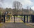 Bow top steel fencing for infant school, Surrey 1