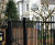 Bow top steel fencing for infant school, Surrey 6