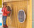 Rotating Disc: Spiral - outdoor metal spinning sensory playground toy 1