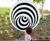 Rotating Disc: Spiral - outdoor metal spinning sensory playground toy 0