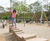Balance Blocks - wooden playground balance trail for children 3