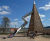 Big Pyramid Tower 13m - timber playground climbing structure for parks 0