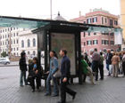 Custom-built bus shelters