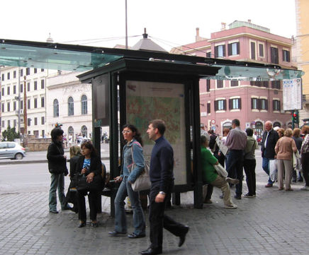 Custom-built bus shelters