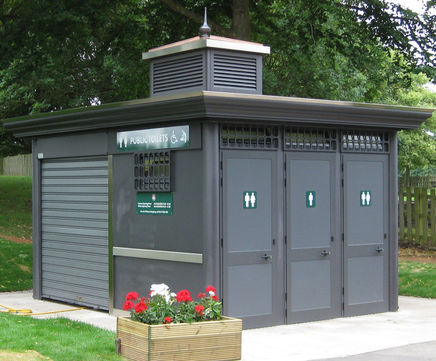 Custom-built public toilets