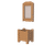 Single Door Legacy Noticeboard - hardwood lockable notice board 5