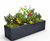 Powder Coated Steel Trough - rectangular Zintec steel planter 3