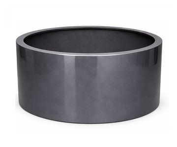 Powder Coated Steel Cylinder - circular tree planter